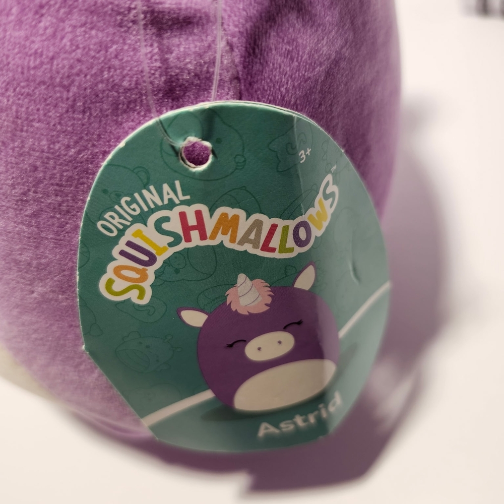 Squishmallows Astrid Purple Unicorn Plush Toy